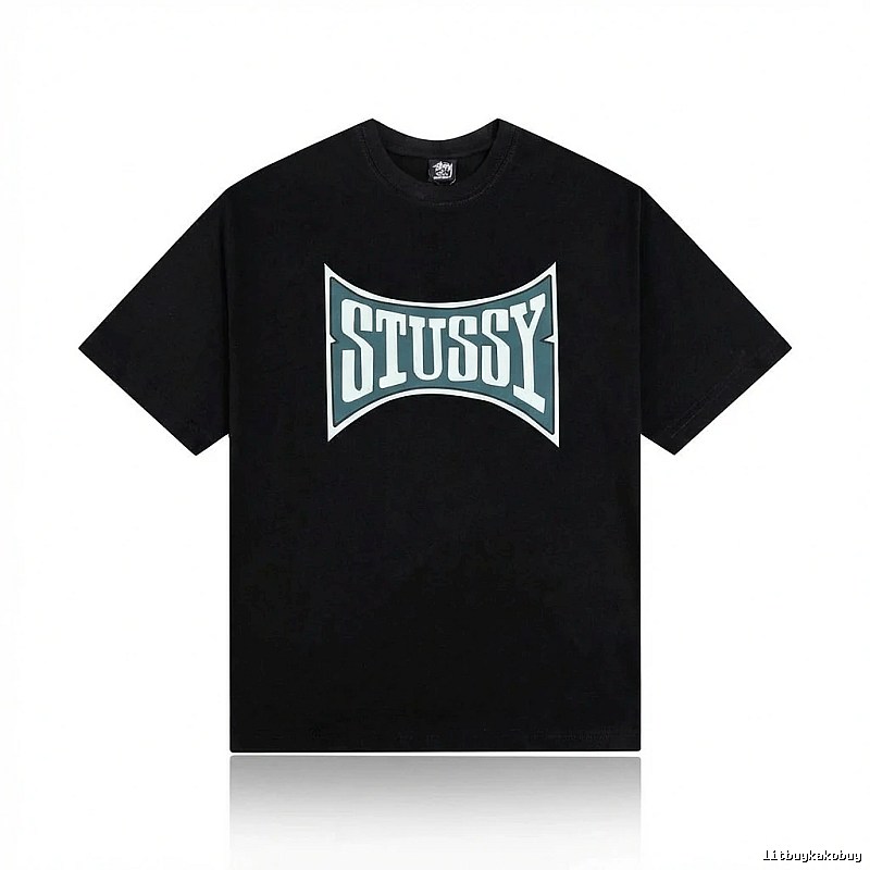 Stussy classic black T-shirt