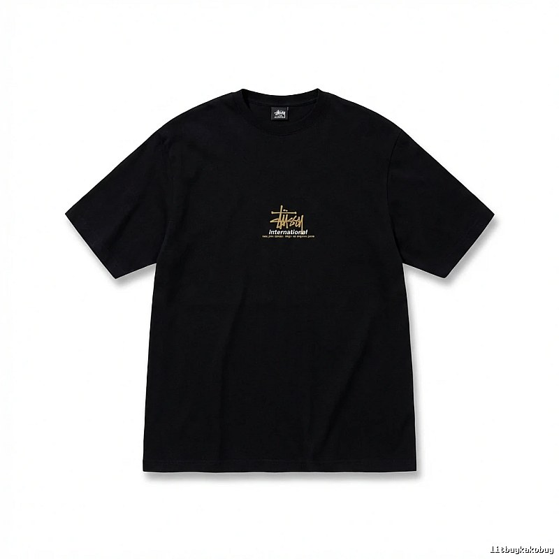 Stussy International Style Black T-shirt