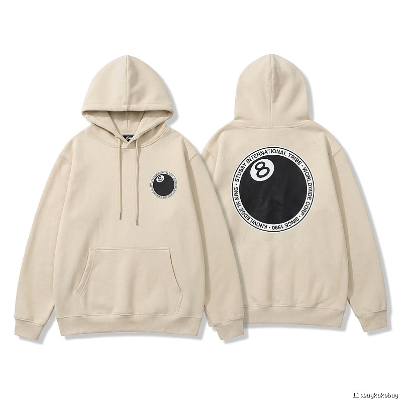 Stussy No.8 Ball Casual Style Sweatshirt