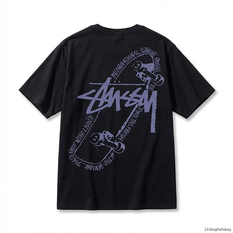 Stussy Skateboarding Series Black T-shirt