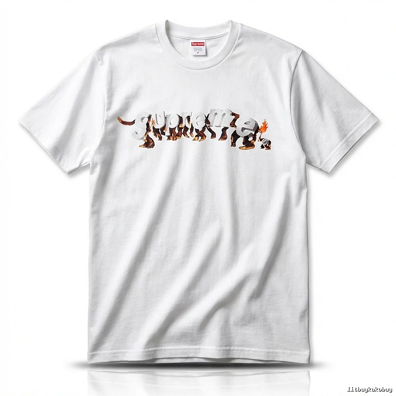 Supreme Animal Print White T-shirt