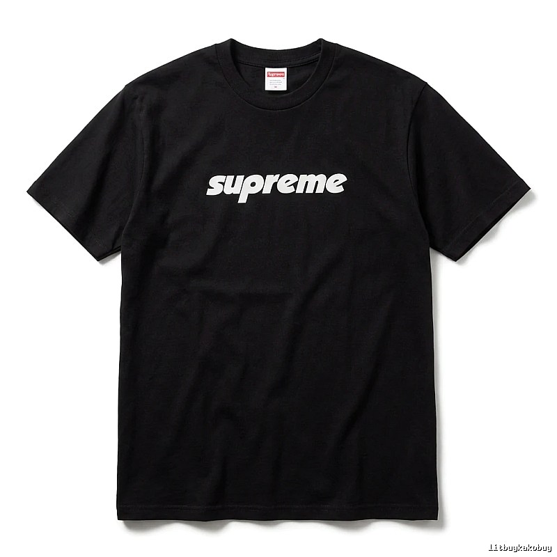 Supreme basic black T-shirt