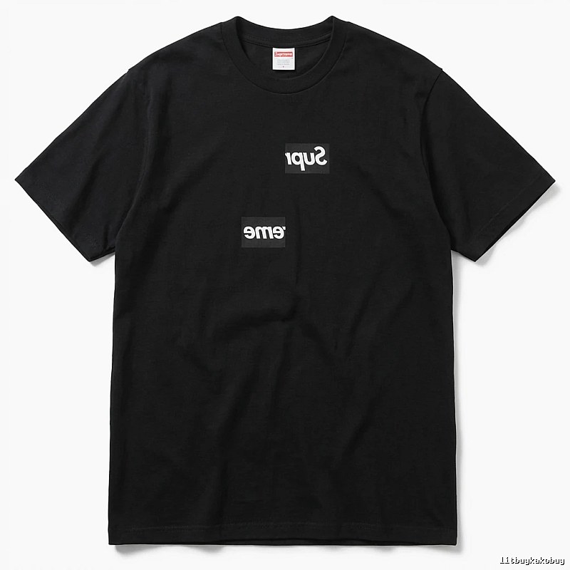 Supreme classic black T-shirt