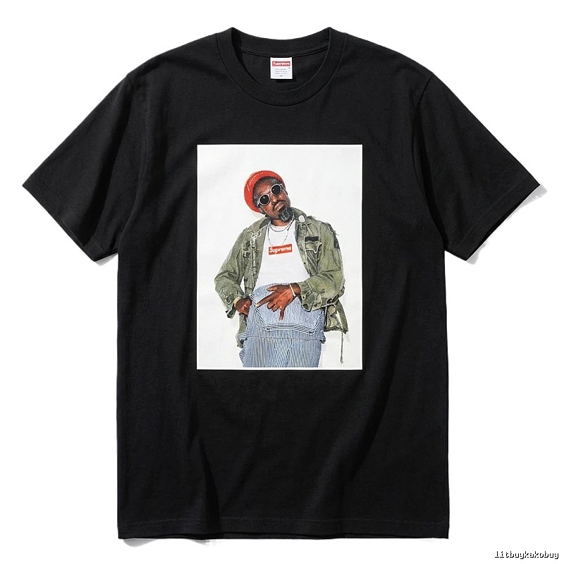 Supreme Portrait Style Black T-shirt
