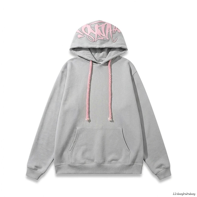 SynaWorld Graffiti Style Light Gray Hoodie