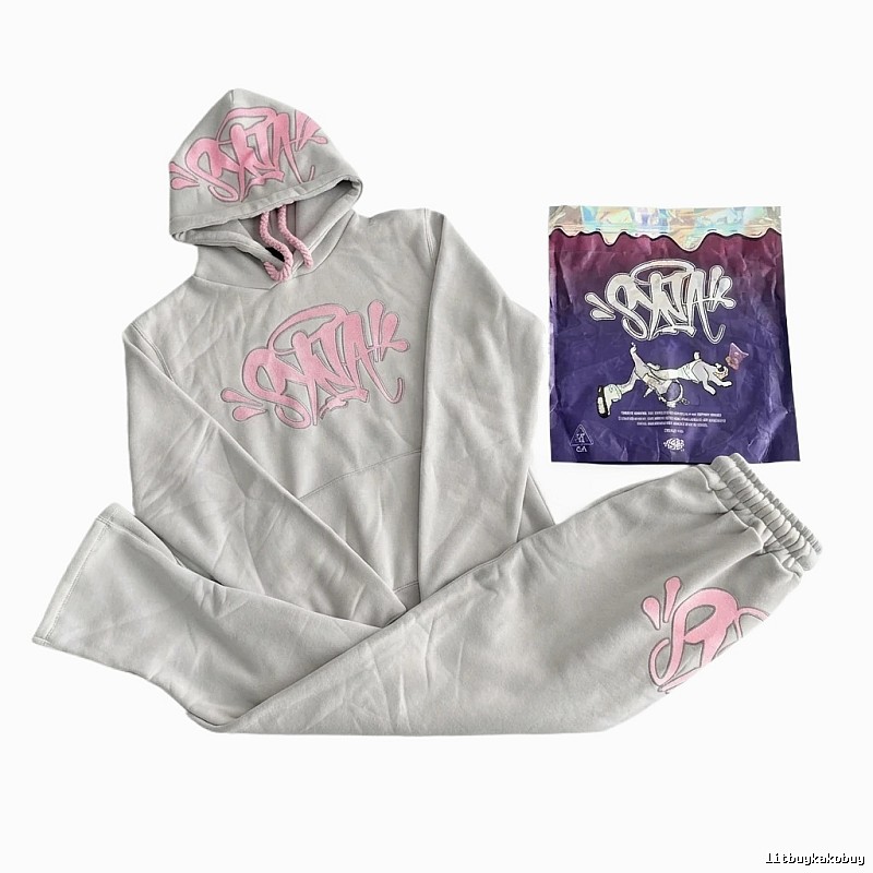 SynaWorld Trendy and Cool Style Light Grey Hoodie