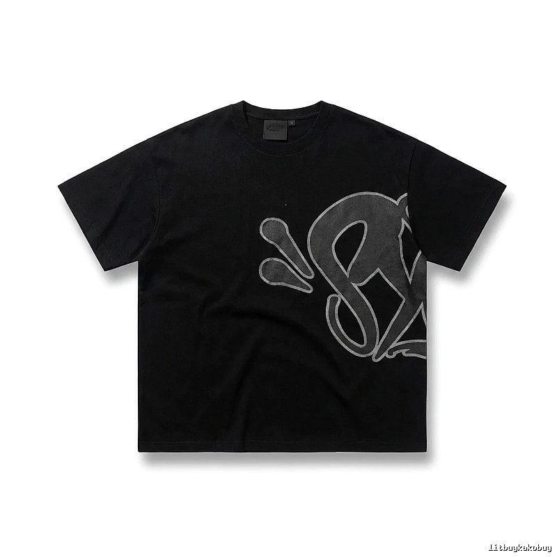 SynaWorld Trendy Black T-shirt