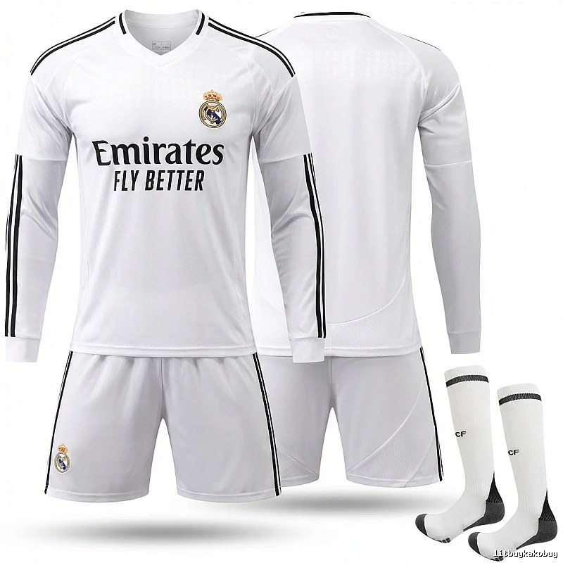 The white sporty jersey of Real Madrid.