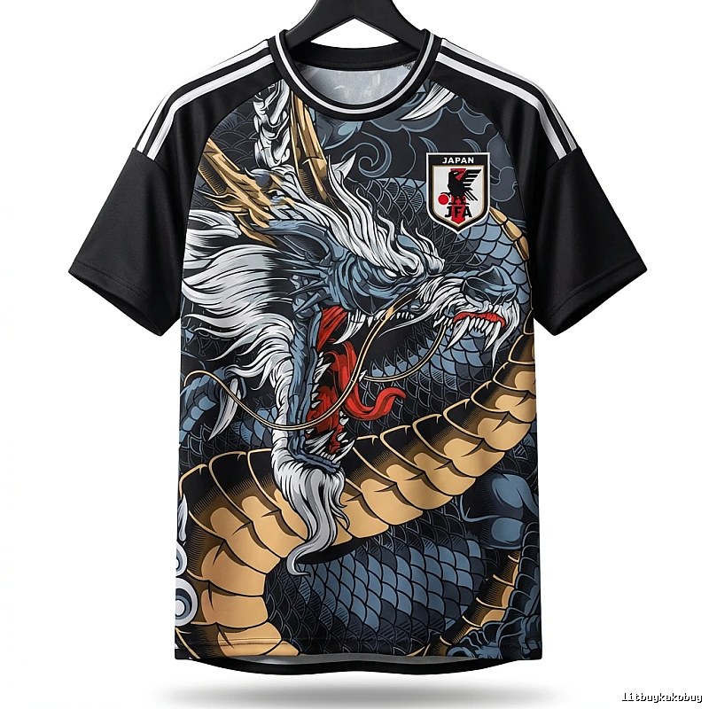 Tokyo Ghoul Dragon Pattern Black Short-sleeve Shirt