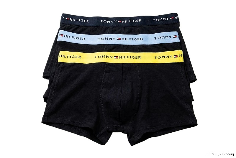 TOMMY HILFIGER trendy brand black underwear
