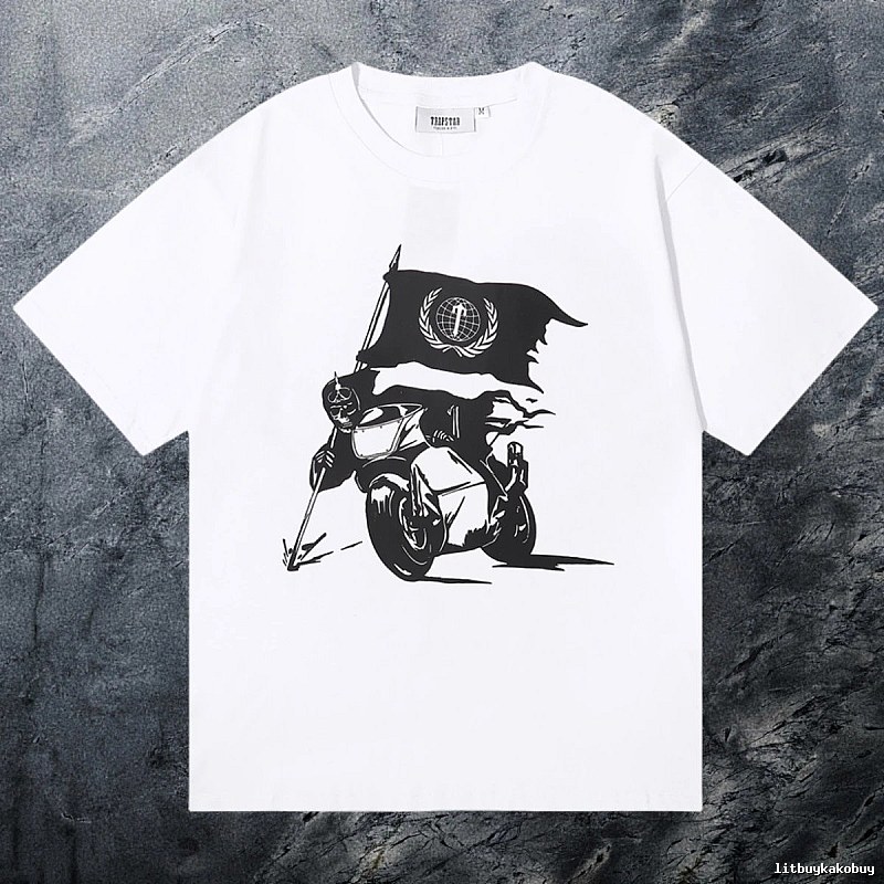 Trapstar Gift Ready Keys graphic T-shirt Black White Key with Standout Detail