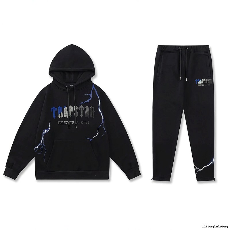 Trapstar Lightning Trendy Cool Black Suit