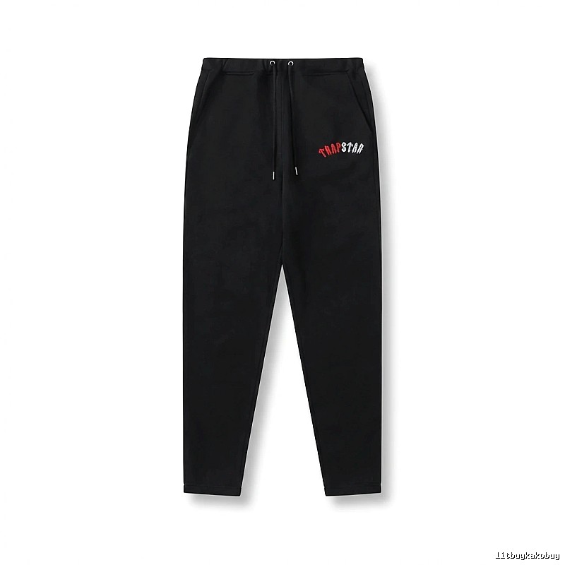 Trapstar minimalist style black sweatpants