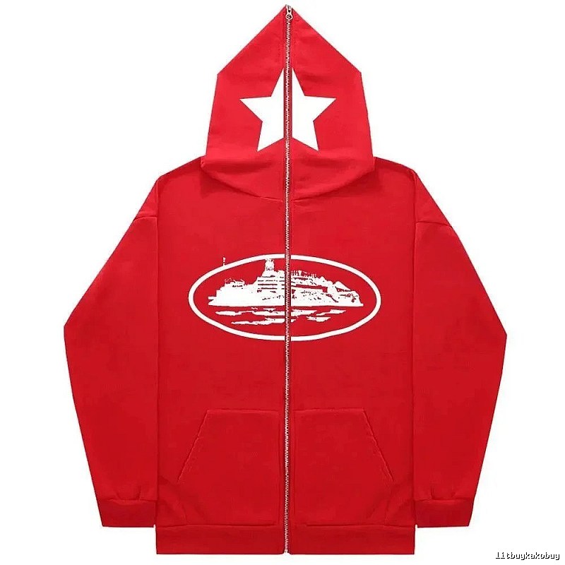 Trapstar Relaxed Graphic zip hoodie Black Zip Pink with Designer-Inspired Detail