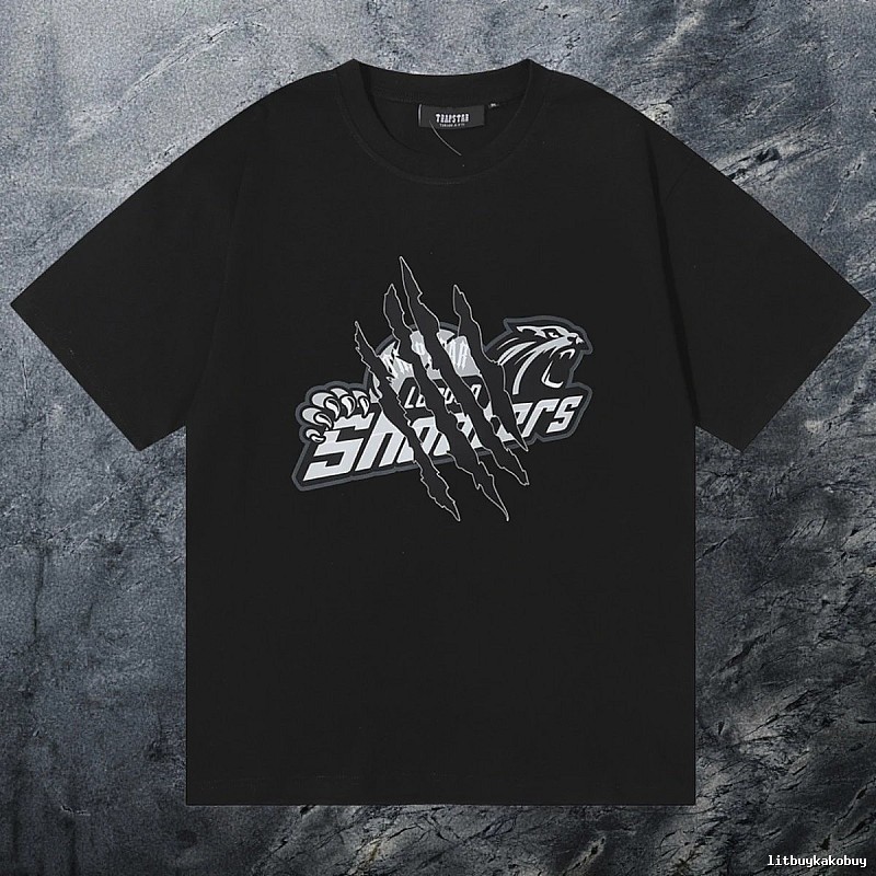 Trapstar Urban Keys graphic T-shirt Black White Key with Statement Pattern