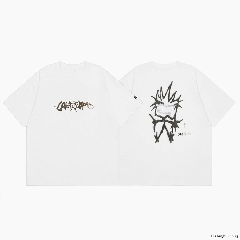 Travis Scott Gift Ready Graphic T-shirt Brown Travis Scott with Standout Detail