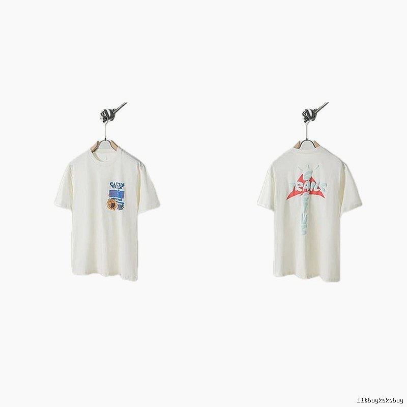 Travis Scott Graffiti Street Style Off-white T-shirt