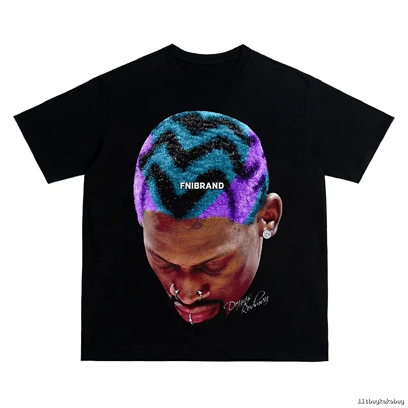 Tupac Casual Portrait graphic T-shirt Black Tupac Collage for Comfortable Styling