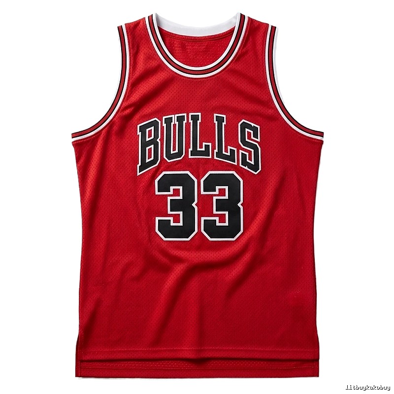 Vintage red jersey of the Michael Jordan.