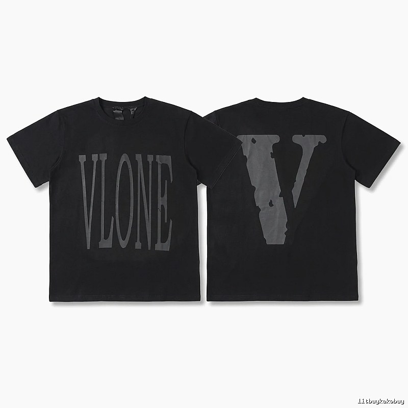 Vlone minimalist style black T-shirt