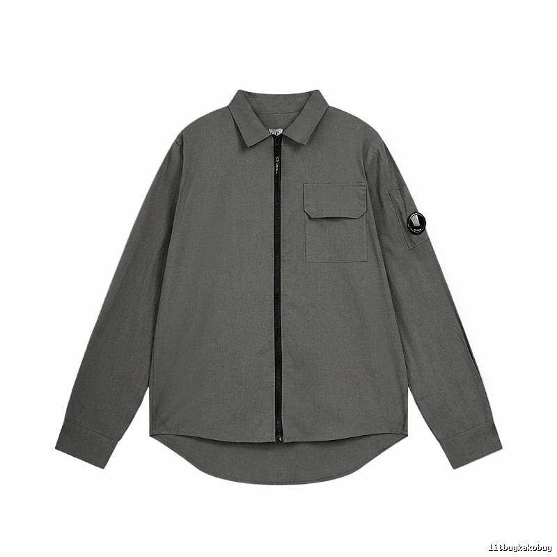 C.P. Grey Workwear Style Shirt