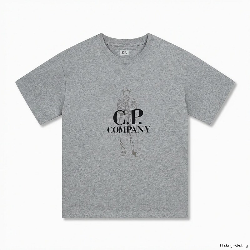 C.P. Retro Style Gray T-shirt