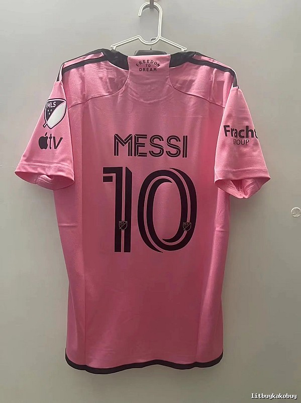 Inter Miami Classic Messi #10 soccer jersey Pink Inter Miami for Daily Styling