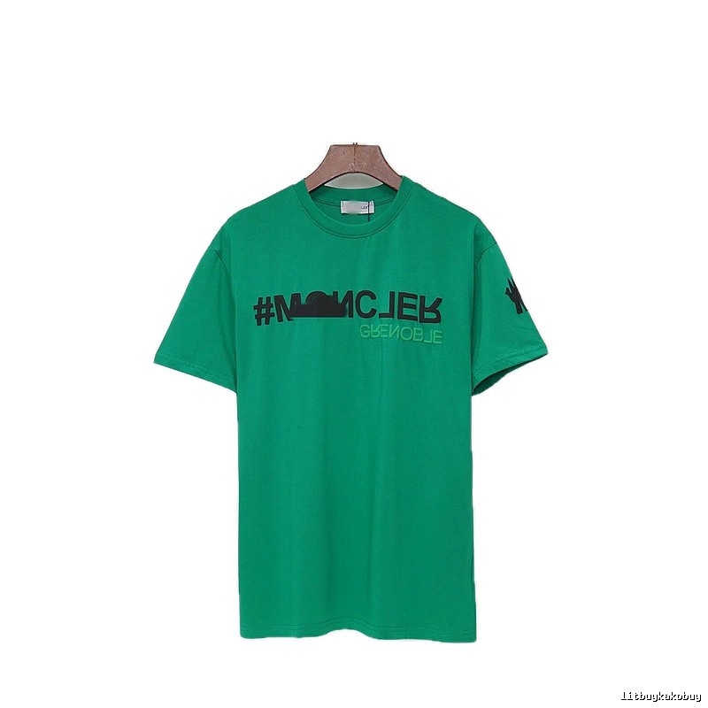 Moncler Grenoble Trendy Green Short-sleeve T-shirt