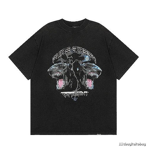Represent Black Style 812 Owners Club T-Shirt Visual Accent Logo