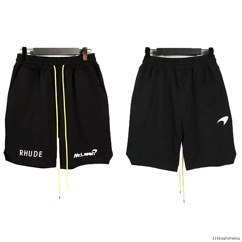 RHUDE Co-branded Black Shorts