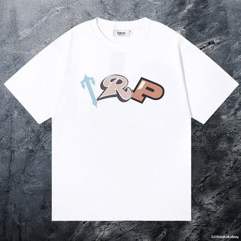 Trapstar Logo Detail Keys graphic T-shirt Black White Key with Relaxed Feel